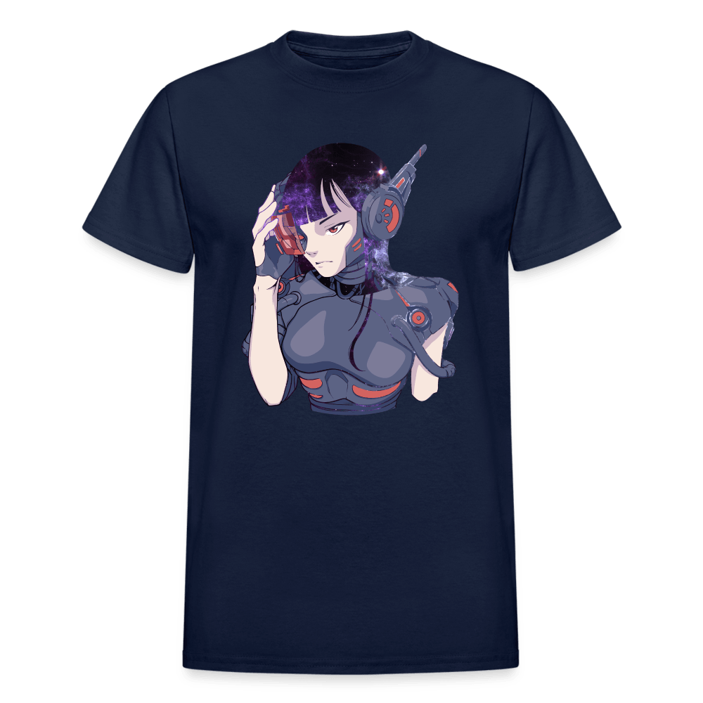 Cosmic Battle Anime T-Shirt - navy