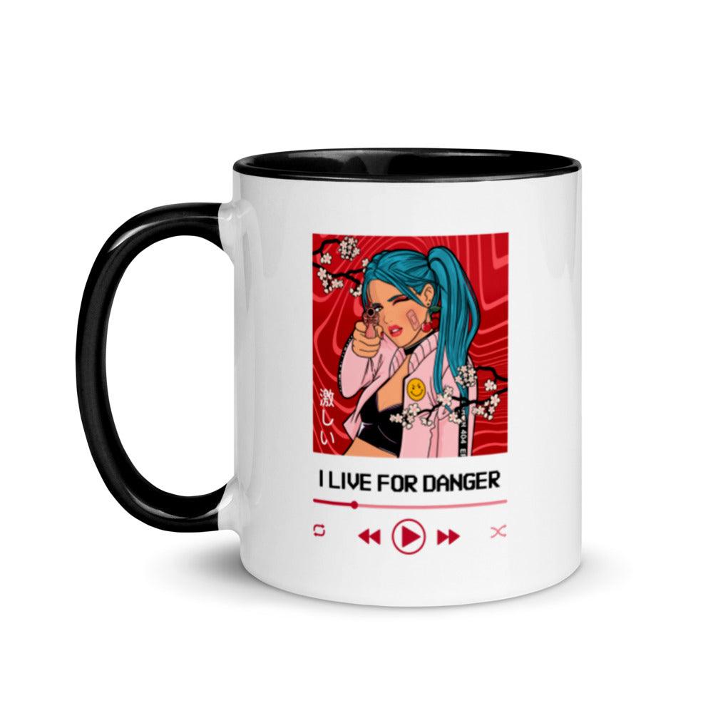 I Live for Danger Anime Mug - PlayWhatever