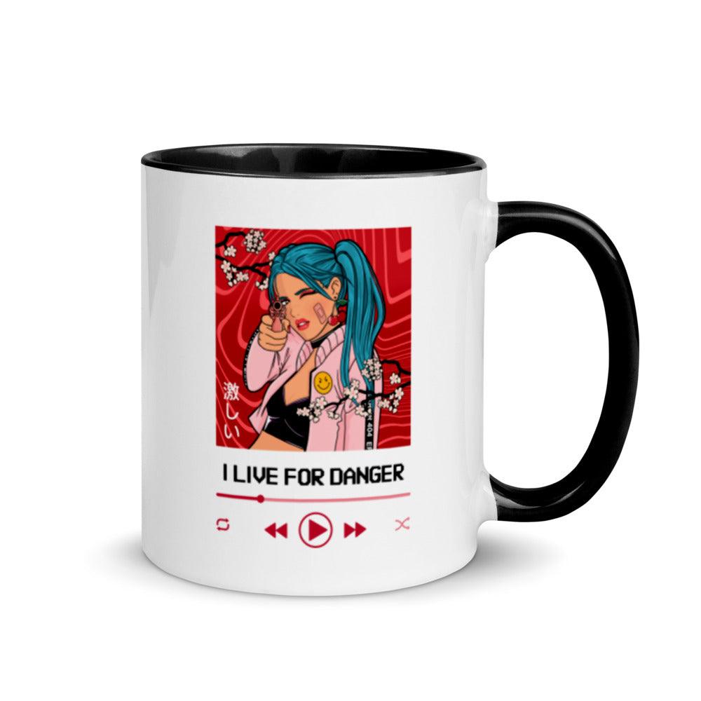 I Live for Danger Anime Mug - PlayWhatever