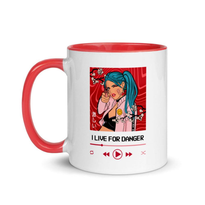I Live for Danger Anime Mug - PlayWhatever