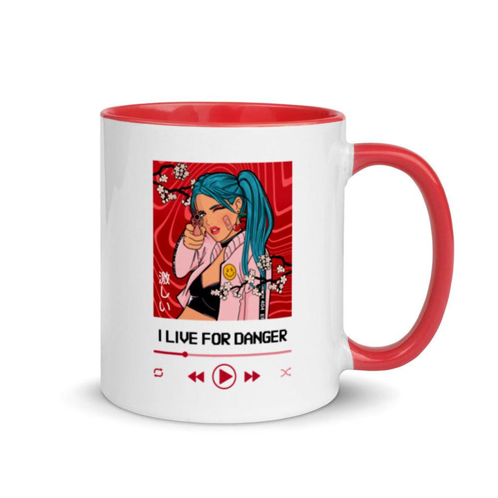 I Live for Danger Anime Mug - PlayWhatever